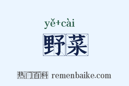 野菜是什么意思的图片